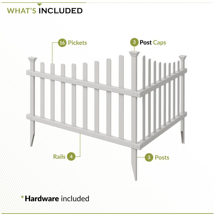 Ashley Corner Picket Fence